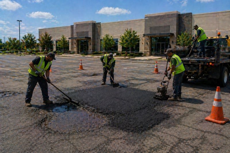 Asphalt Parking Lot Repair in San Diego, CA