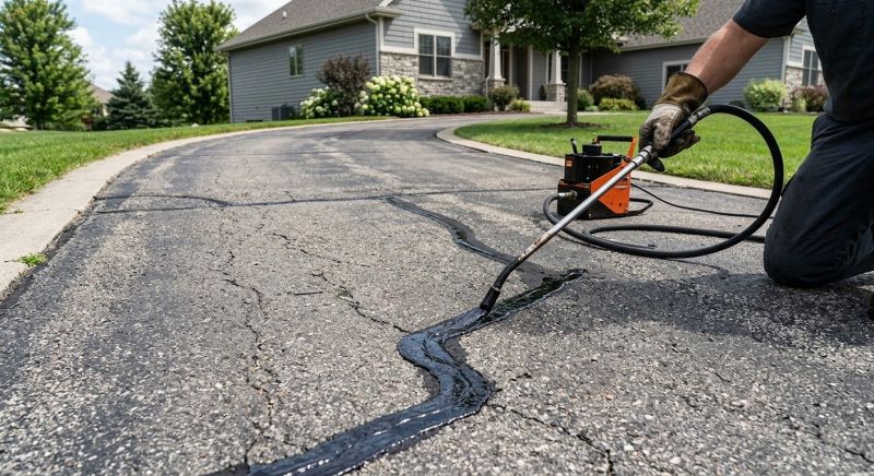 Asphalt Cracks Repair in Los Angeles, CA
