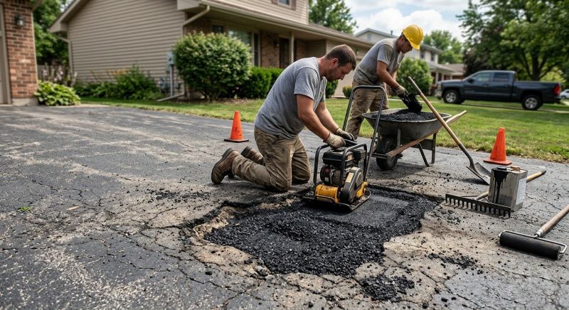 Asphalt Driveway Repair in Orange County, CA