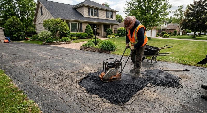 Blacktop Driveway Repair in Orange County, CA