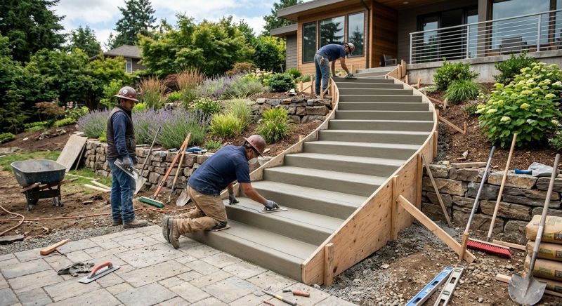 Concrete Stairs Installation in Salt Lake City, UT