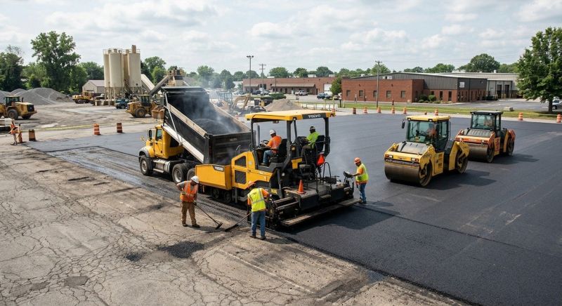 Industrial Asphalt Paving in Orange County, CA